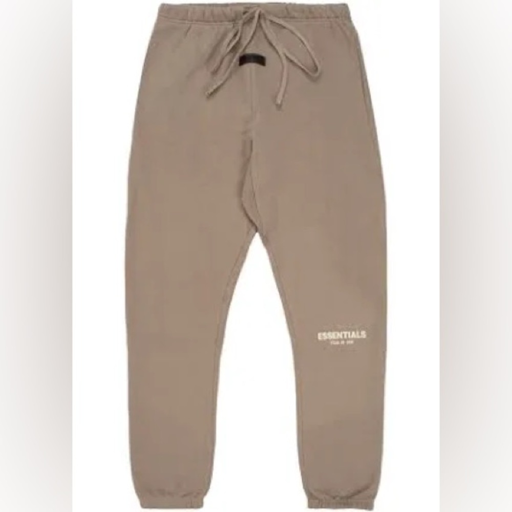 Fear of god Essentials “desert taupe” sweatpants. Size XS